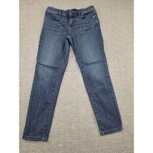 Simply Vera Vera Wang Denim Ankle‎ Jeans Women's Size 8 Blue Straight Leg